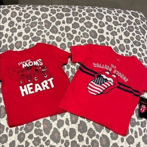 NWT Toddler Red tees